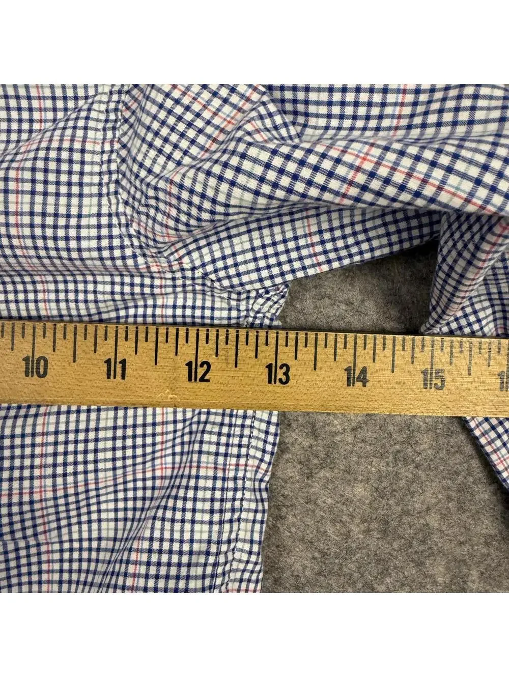 Ralph Lauren Boy’s Long Sleeve Button Front Shirt Blue Red Plaid Size 2T EUC 478